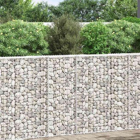Vidaxl Gabion Planning Buck's Trapezoid 80x20x100 cm galvaniseret stål