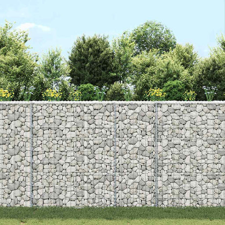 Vidaxl Gabion Planning Buck's Trapezoid 80x20x100 cm galvaniseret stål