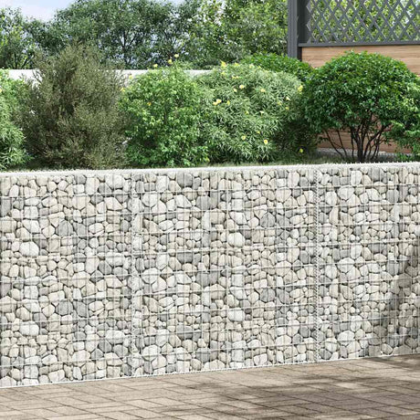 Vidaxl Gabion Planning Bucket Trapezium 150x20x100 cm Galvaniseret stål