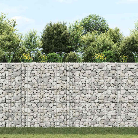 Vidaxl Gabion Planning Bucket Trapezium 150x20x100 cm Galvaniseret stål