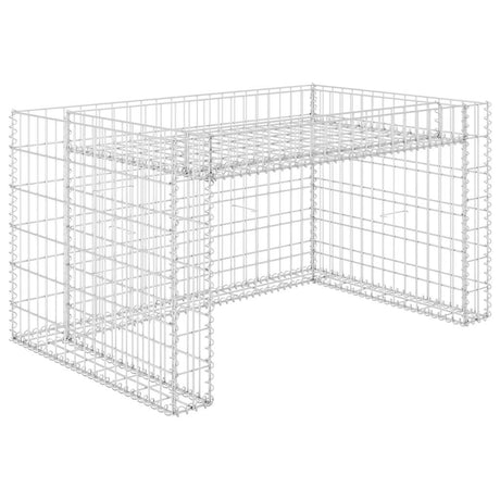 Vidaxl plæneklippetag med planter 110x80x60cm ståltråd