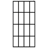 Vidaxl Walk -I brusevæg 80x195 cm Mat tempereret glas