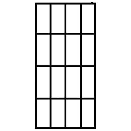 Vidaxl Walk -I brusevæg 80x195 cm Mat tempereret glas