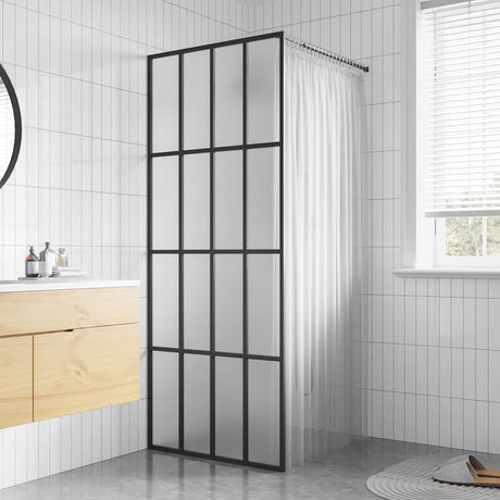 Vidaxl Walk -I brusevæg 80x195 cm Mat tempereret glas