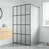 Vidaxl Walk -I brusevæg 100x195 cm Mat tempereret glas