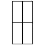Vidaxl Walk -I brusevæg 80x195 cm Mat tempereret glas