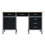 Vidaxl Workbench 160x60x85 cm stål sort
