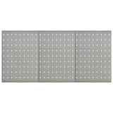 Vidaxl Hakepanel Wall -Mounted 3 PCS 40x58 cm stål