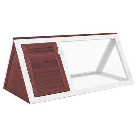 Vidaxl Rabbit Loft Wood Brown