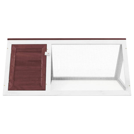 Vidaxl Rabbit Loft Wood Brown