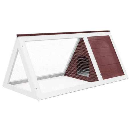 Vidaxl Rabbit Loft Wood Brown