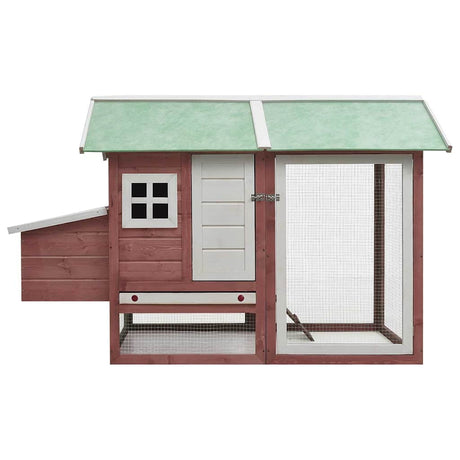 Vidaxl Chicken Coop 170x81x110 cm Solid Pine og Pine Mocha