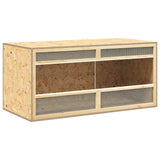 Vidaxl Terrarium 100x47x47 cm behandlet træ