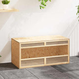 Vidaxl Terrarium 100x47x47 cm behandlet træ