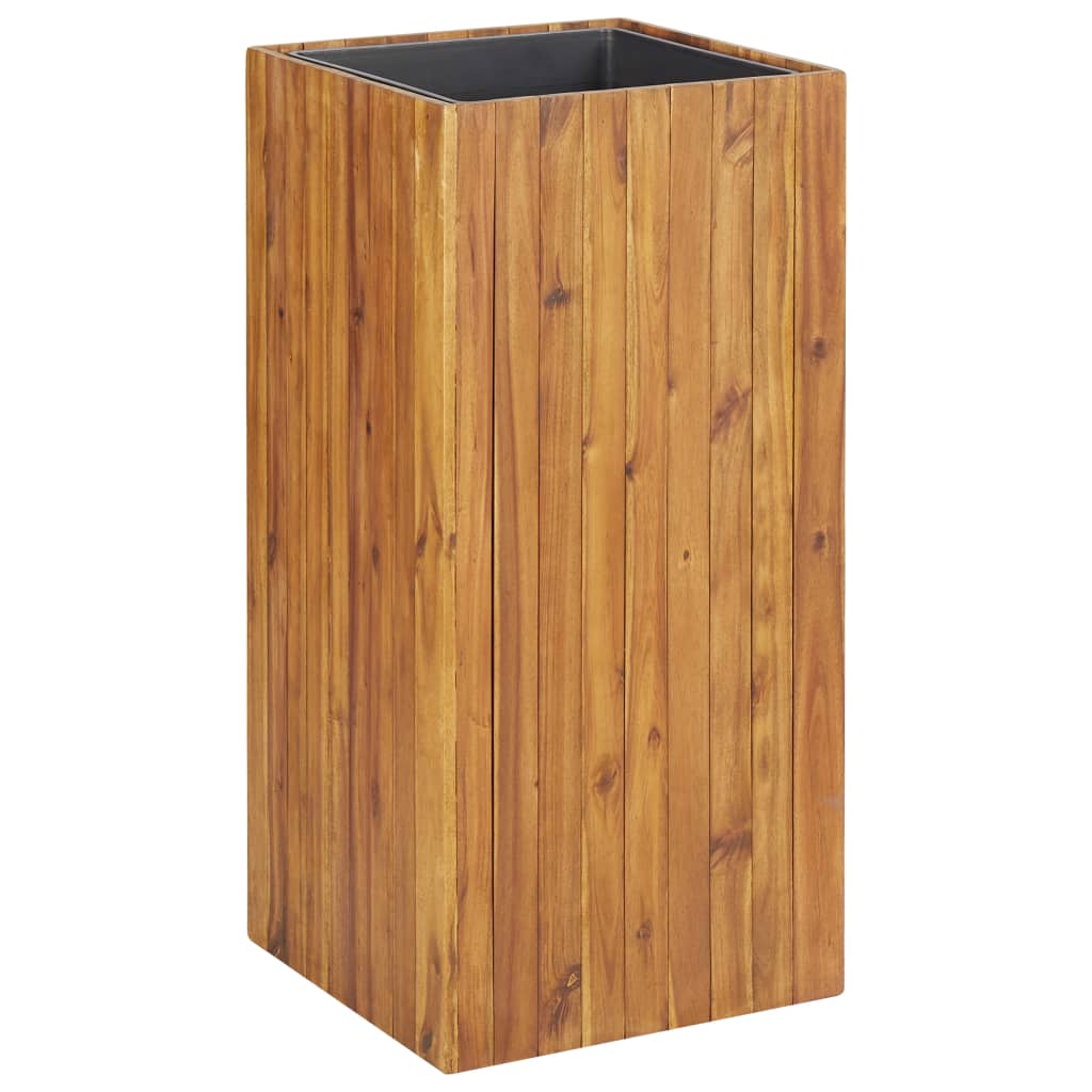 Vidaxx plantekasse hævet 43,5x43,5x90 cm massivt akacietræ