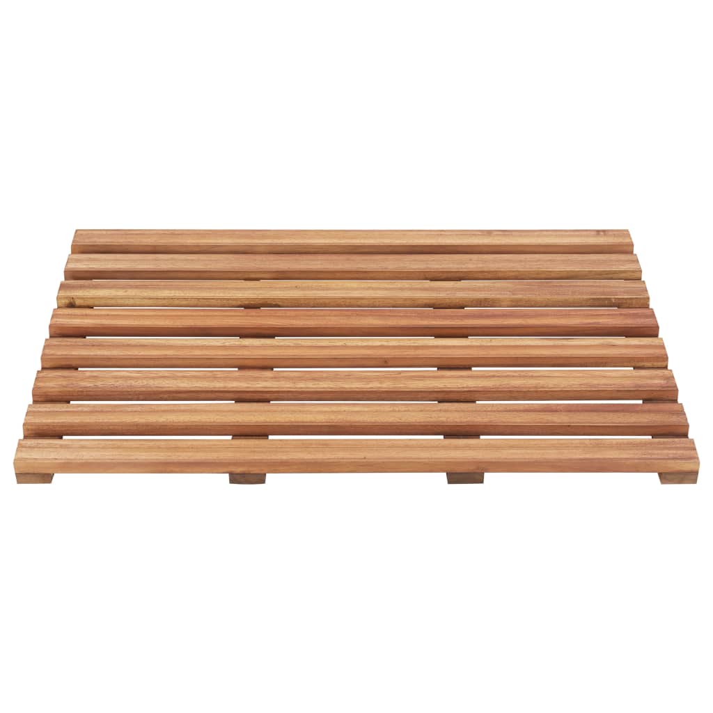 Vidaxx bademåtter 2 stk massivt akacietræ 56x37 cm