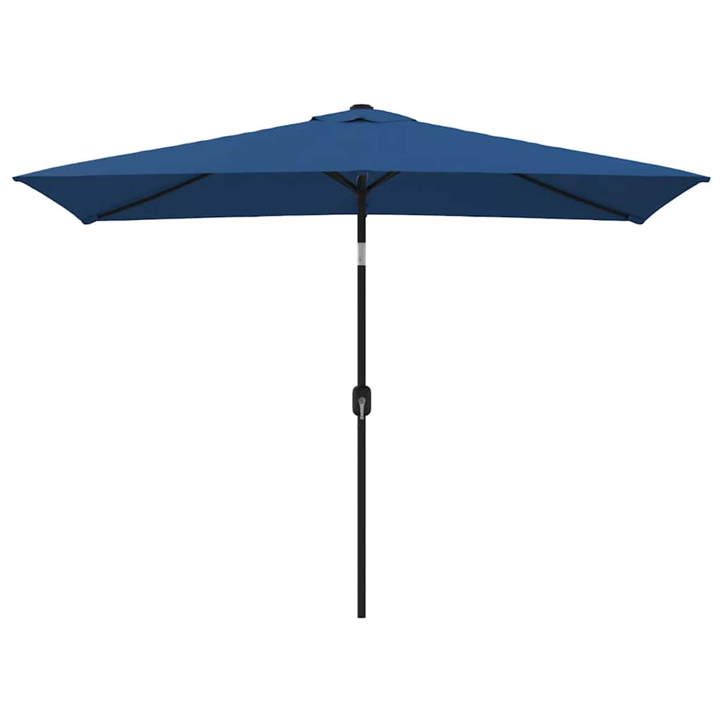 Vidaxx parasol med metalstang 300x200 cm azurblå