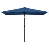 Vidaxx parasol med metalstang 300x200 cm azurblå