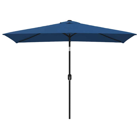 Vidaxx parasol med metalstang 300x200 cm azurblå