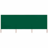 Vidaxx vindfang 3-paneler 400x160 cm stof grøn