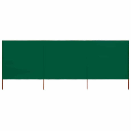 Vidaxx vindfang 3-paneler 400x160 cm stof grøn