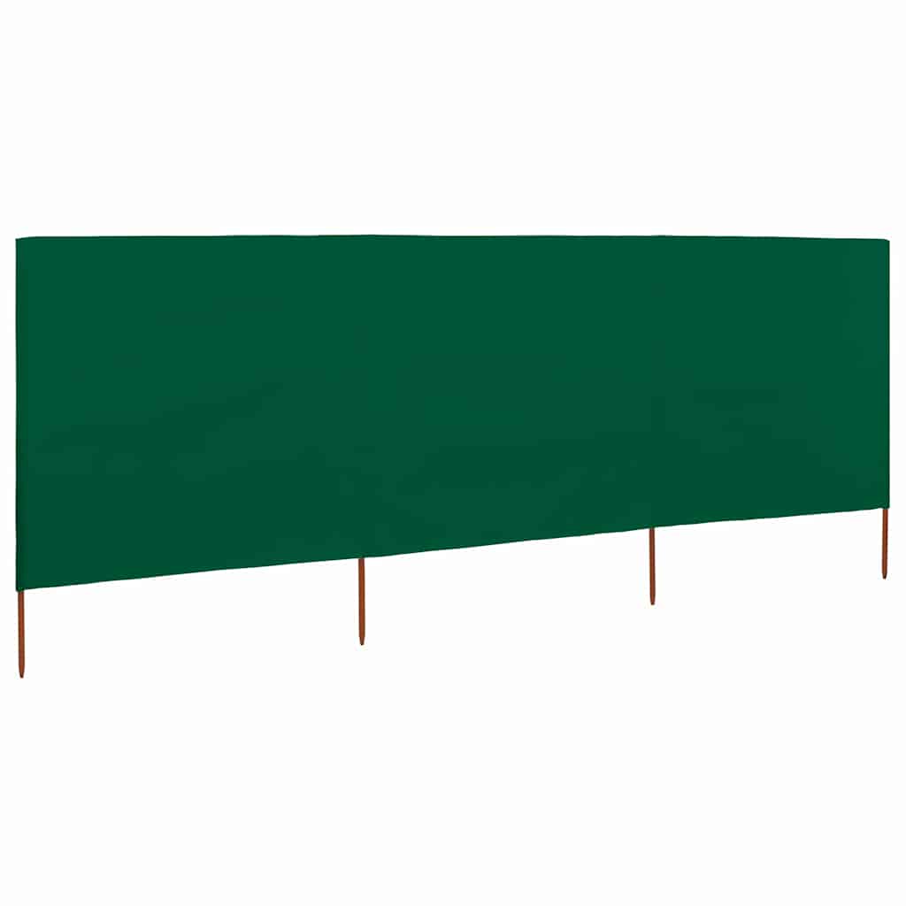 Vidaxx vindfang 3-paneler 400x160 cm stof grøn