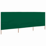 Vidaxx vindfang 3-paneler 400x160 cm stof grøn