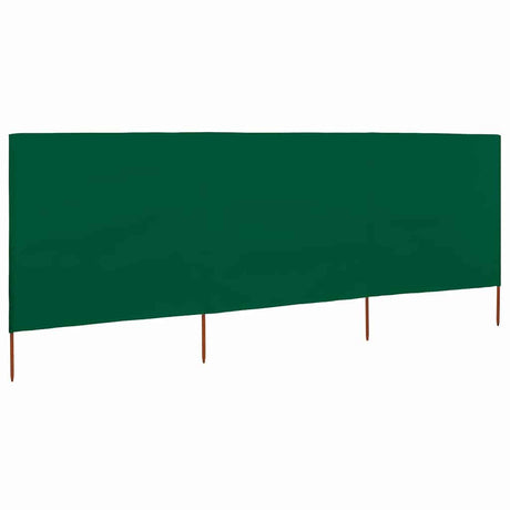 Vidaxx vindfang 3-paneler 400x160 cm stof grøn