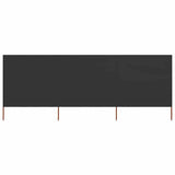 Vidaxx vindfang 3-paneler 400x160 cm stof antracit