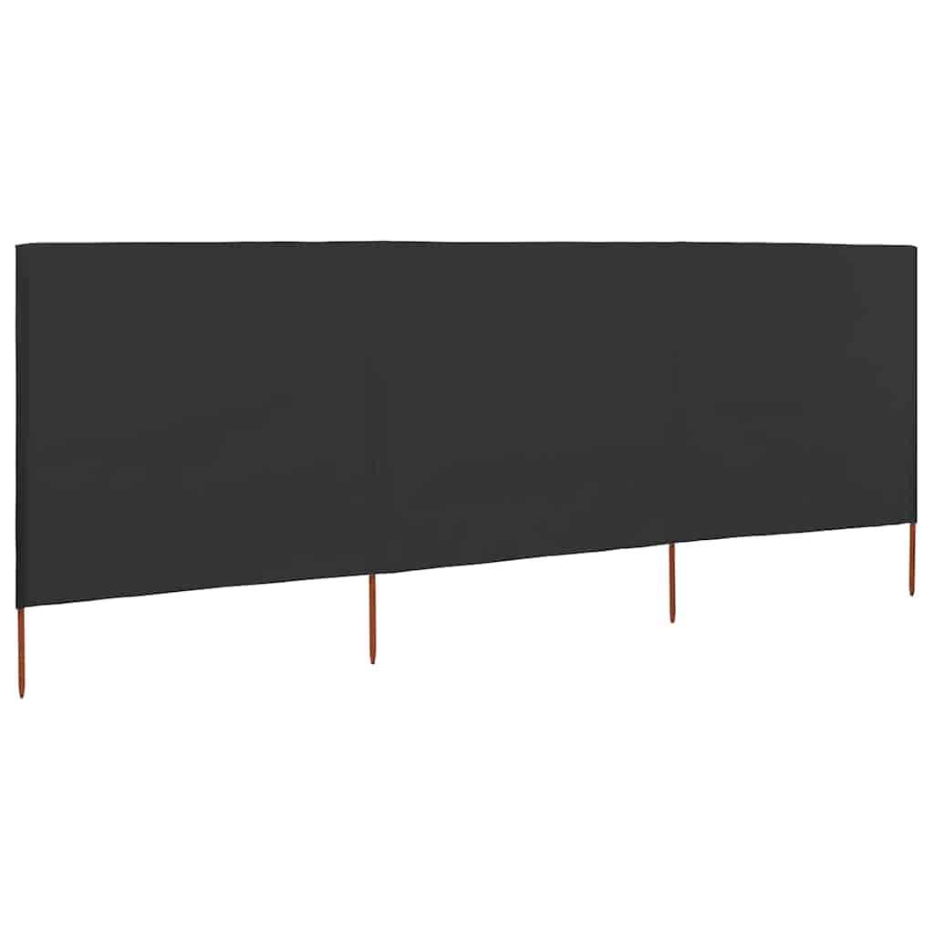 Vidaxx vindfang 3-paneler 400x160 cm stof antracit