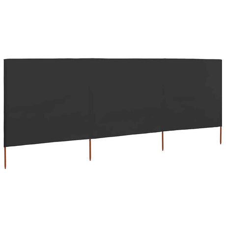 Vidaxx vindfang 3-paneler 400x160 cm stof antracit