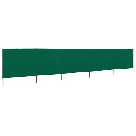 Vidaxl forrude 5 paneler 600x120 cm stofgrøn
