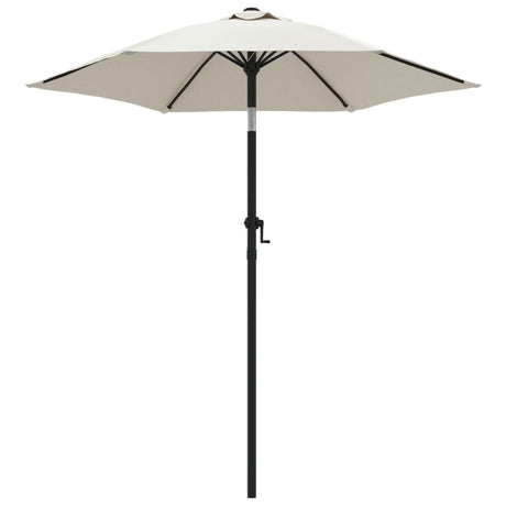 Vidaxl Parasol 200x224 cm aluminiumssand hvid