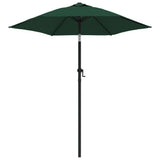 Vidaxl Parasol 200x224 cm aluminiumsgrøn