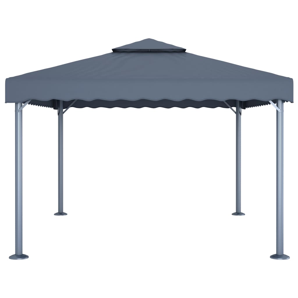 Vidaxl Arbor 400x300 cm Aluminium Anthracite