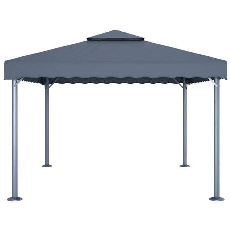Vidaxl Arbor 400x300 cm Aluminium Anthracite