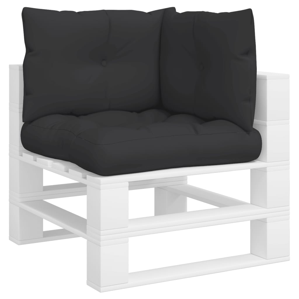 Vidaxl pallepuder 3 st stof sort