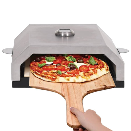 Vidaxl Pizza Oven med keramisk sten til gas-charcoal grill