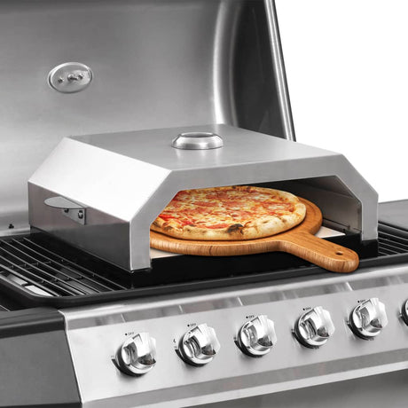 Vidaxl Pizza Oven med keramisk sten til gas-charcoal grill