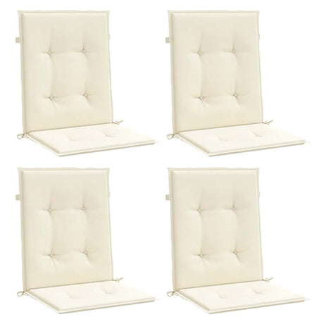 Vidaxx havestolshynde lav ryg 4 stk 100x50x2 cm oxford stof antracit