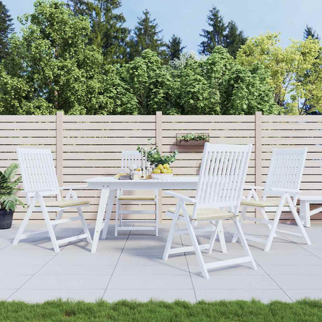 Vidaxl Garden Stol Puder 4 PCS 40x40x4 cm Oxford Fabric Crème -farvet -farvet