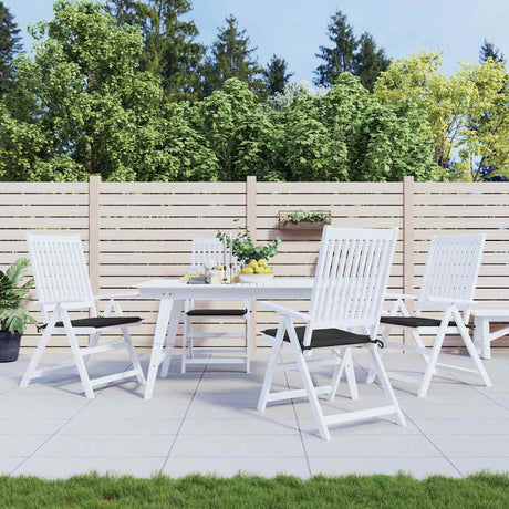 Vidaxl Garden Stol Puder 4 PCS 40x40x4 cm Oxford Stof sort sort