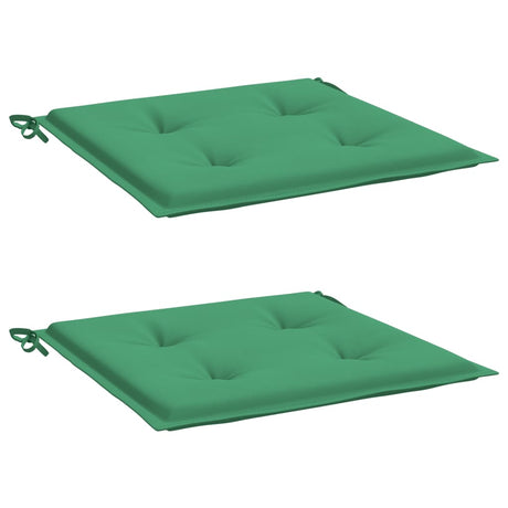Vidaxx havestolehynder 2 stk 50x50x4 cm oxford stof grøn