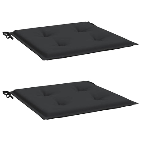 Vidaxl Garden Stol Puder 2 St 50x50x4 cm Oxford Stof sort