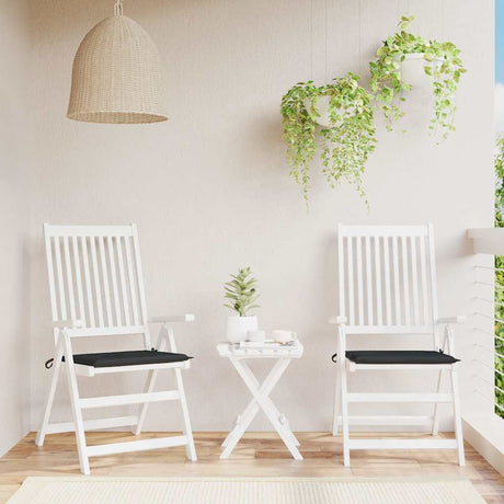 Vidaxl Garden Stol Puder 2 St 50x50x4 cm Oxford Stof sort