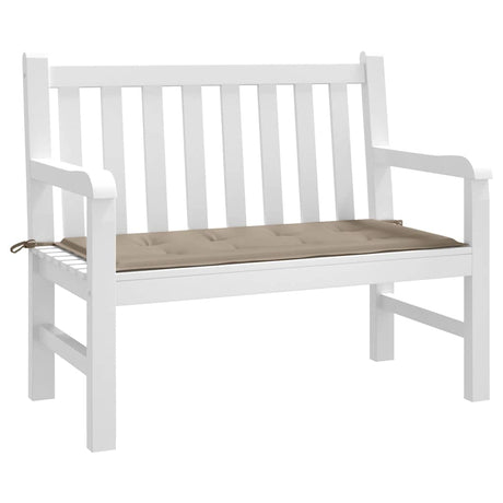 Vidaxl Garden Bench Pushion 120x50x4 cm Oxford Fabric Taupe