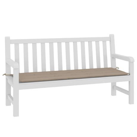 Vidaxl Garden Bench Pushion 150x50x4 cm Oxford Fabric Taupe