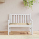 Vidaxl Garden Bench Pushion 120x50x4 cm Oxford Stof beige