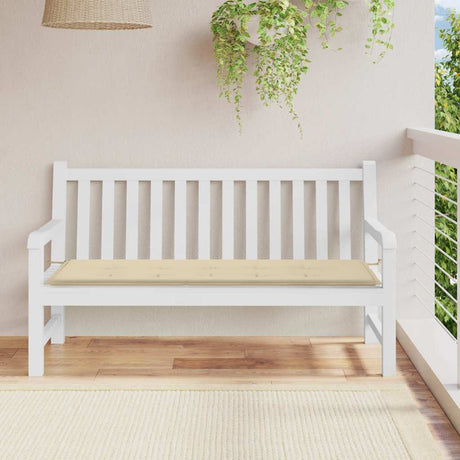 VidaXL havebænkpude 150x50x2 cm oxford stof beige