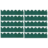 Vidaxl Gazon kanter 10 stk 65x15 cm pp grøn